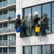 Condo Facade Cleaning Without Scaffolding