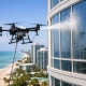 Drone Cleaning for Tall South Florida Buildings