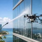 Drone Window Washing for South Florida Buildings