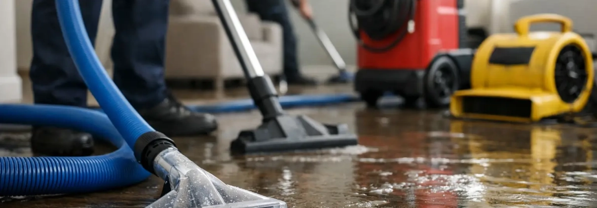 Emergency Water Extraction Service Steps