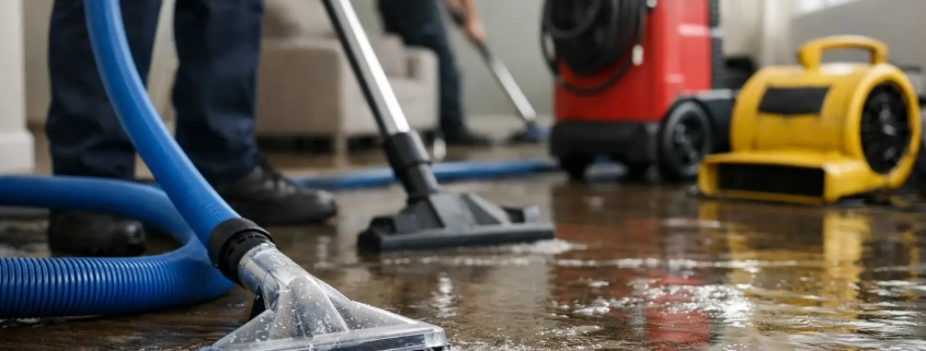 Emergency Water Extraction Service Steps