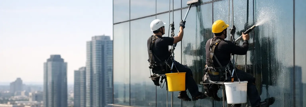 High Rise Exterior Cleaning Without Disruption