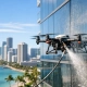 Highrise Drone Cleaning for South Florida Buildings
