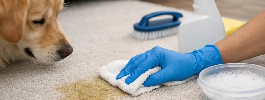 How to Remove Pet Urine From Carpet Safely
