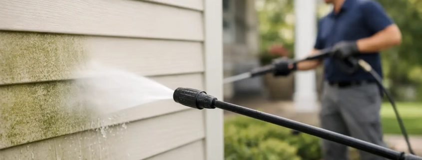 7 Benefits of Low Pressure Washing for Properties