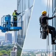 Aerial Washing Versus Rope Access for Buildings