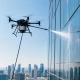 Drone Pressure Washing for High-Rise Buildings