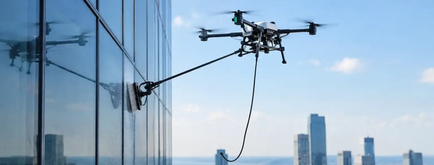High-Rise Drone Cleaning Without the Disruption