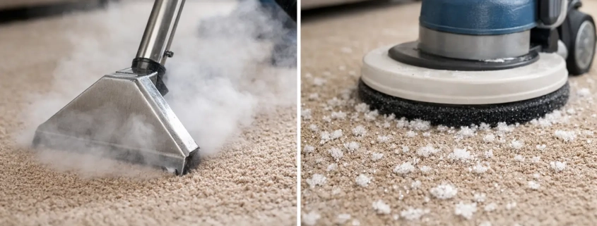 Steam Cleaning Versus Encapsulation for Carpets