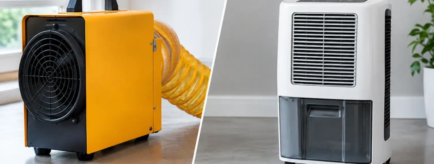 Thermal Drying Versus Dehumidifiers Compared